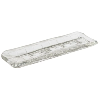 Sushiboard Glas Teller, 19 x 6.5 cm, H: 1.5 cm  