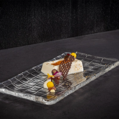 Sushiboard Glas Teller, 26 x 13 cm, H: 1.5 cm  _3