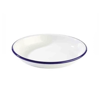 Assiette creuse émaillerie, Ø 22 cm, H: 3.5 cm 