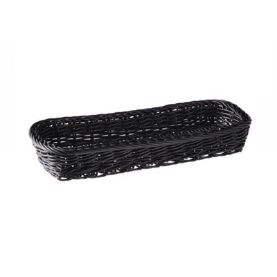 Besteckkorb Economic, 27 x 10 cm, H: 4.5 cm Polypropylen, schwarz_1