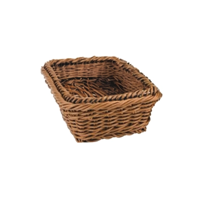 GN 1/4 Korb, 26.5 x 16.2 cm, H: 6.5 cm Polypropylen, braun_1