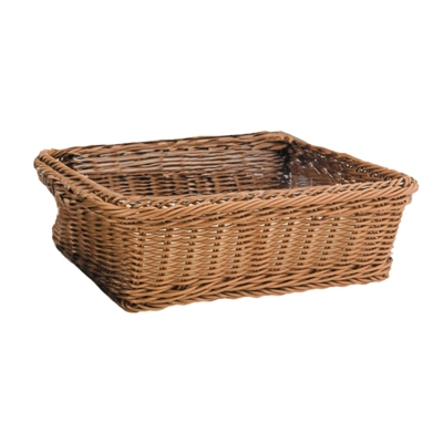 Corbeille GN 1/1 Line, 53x32.5cm, H: 10cm, brun _1