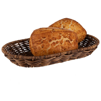 Cove Corbeille oval, 28 x 16 cm, H: 4 cm polypropylène, braun_2
