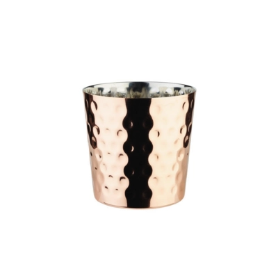 Servier-Eimer, Kupfer-Look, Ø 8.5 cm, H: 8.5 cm, gehämmert, 0.35l_1