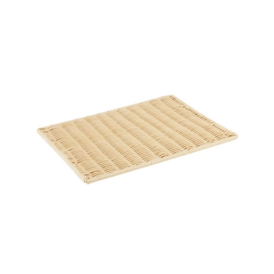 Plateau de présentation plat beige clair, 40 x  30cm _1