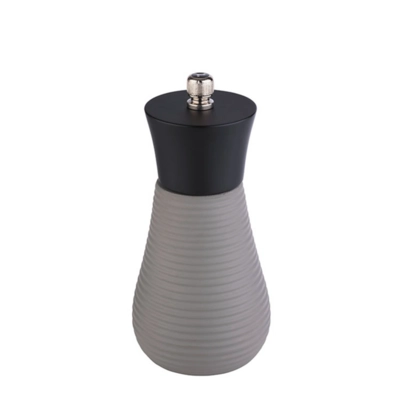 Element Moulin à poivre, béton, Ø 7.5 cm, couvercle en bois noir, H: 15.5 cm_1