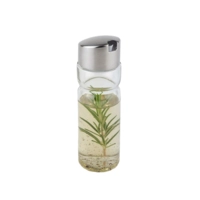 Öl-/Essig-Aceto Streuer, Ø 4.5 cm, H: 16 cm, aus Glas mit Deckel CNS