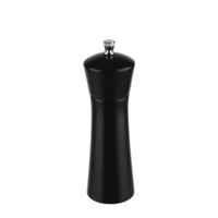 Moulin à poivre, acacia, noir, Ø 5 cm, H: 17 cm, 