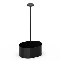 Menage The Grid, 14.5 x 10.5 cm, H: 30 cm,  schwarz