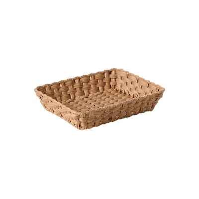 GN 1/2 Korb Twirl, 32.5 x 26.5 cm, H: 6.5 cm,  braun_1