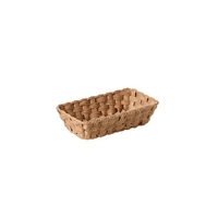 GN 1/4 Korb Twirl, 26.5 x 16.2 cm, H: 6.5 cm,  braun