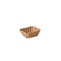 GN 1/6 Korb Twirl, 17.6 x 16.2 cm, H: 6.5 cm,  braun