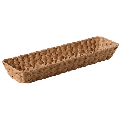 GN 2/4 Korb Twirl,53 x 16.2 cm, H: 6.5 cm, braun _1