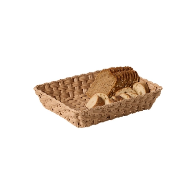 GN 1/2 Korb Twirl, 32.5 x 26.5 cm, H: 6.5 cm,  braun_2
