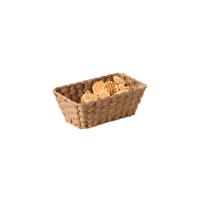 GN 1/4 Korb Twirl, 26.5 x 16.2 cm, H: 10 cm, braun _2
