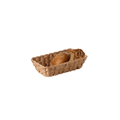 GN 1/4 Korb Twirl, 26.5 x 16.2 cm, H: 6.5 cm,  braun_2