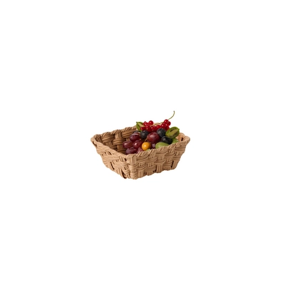 GN 1/6 Korb Twirl, 17.6 x 16.2 cm, H: 6.5 cm,  braun_2
