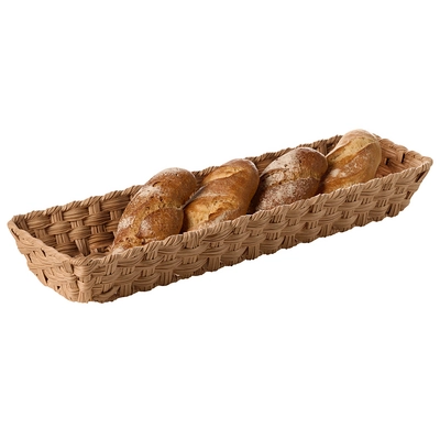 GN 2/4 Korb Twirl,53 x 16.2 cm, H: 6.5 cm, braun _2