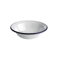 Bol émaillerie, Ø 16.5 cm, H: 4.5 cm 