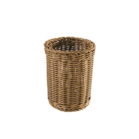 Besteckkorb Economic, Ø 12 cm, H: 15 cm Polypropylen, braun