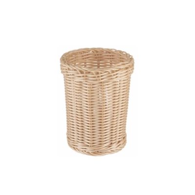 Besteckkorb Economic, Ø 12 cm, H: 15 cm Polypropylen, hellbeige_1