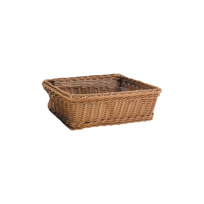 GN 1/4 Korb, 26.5 x 16.2 cm, H: 10 cm Polypropylen, braun_1