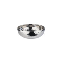 Bol en inox martelé, Ø 9.5 cm, H: 3 cm, 0.15 l 