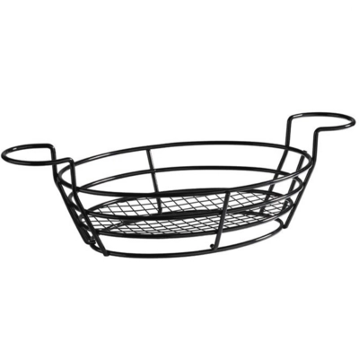 Servierkorb Burger Fries, schwarz 39.5 x 20 cm, H: 11 cm_1