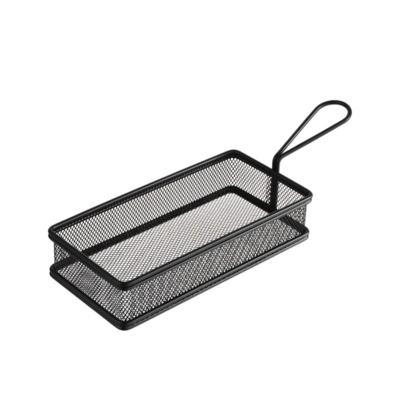 Servier-Frittierkorb CNS schwarz, 21.5 x 10.5 cm, H: 4.5 cm_1