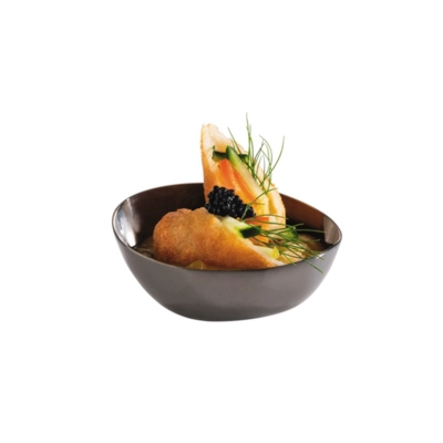 Schale Pebbles schwarz 6.5 x 6 cm, H: 2.5 cm, 0.1l _2