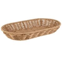 Cove Corbeille oval, 28 x 16 cm, H: 4 cm polypropylène, beige