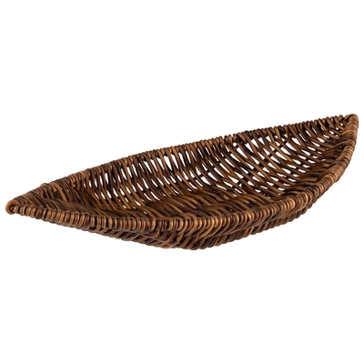 Cove Corbeille, 30 x 15 cm, H: 5 cm polypropylène, brun_1