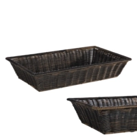 GN 1/1 Korb Superstrong, 53 x 32.5 cm, H: 10 cm Polypropylen, schwarz/braun