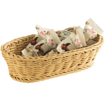 Baguette-Corbeille ovale 28 x 16 cm, H: 8 cm beige clair_2