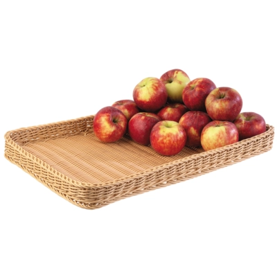 Profi Line corbeille, 60 x 40 cm, H: 5 cm, beige en polypropylène_2