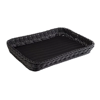 Korb Profi Line, 40 x 30 cm, H: 5 cm,  Polypropylen, schwarz