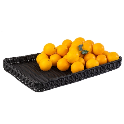 Korb Profi Line, 60 x 40 cm, H: 5 cm,  Polyproylen, schwarz_2