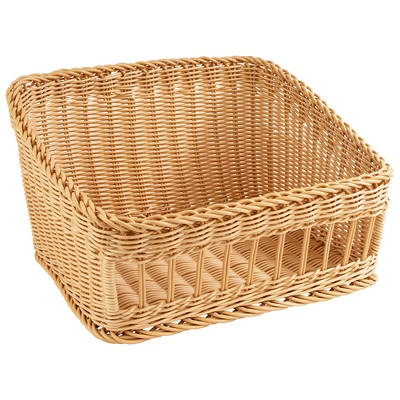 Systemkorb, gestäbt, 45 x 40 cm, H: 27/16 cm Polypropylen, hellbeige_1