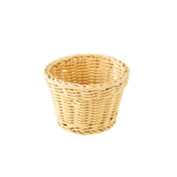 Korb rund, Ø 13 cm, H: 10 cm Polypropylen, hellbeige