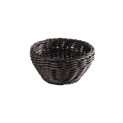 Korb rund, Ø 16 cm, H: 8 cm Polypropylen, schwarz_1