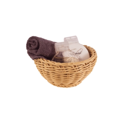 Korb rund, Ø 16 cm, H: 8 cm Polypropylen, hellbeige_2
