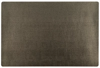 Set de table noir/inox, 45 x 30 cm             