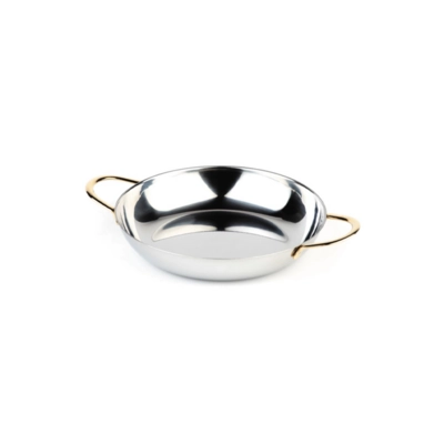 Servier/Beilagenschale, Ø 19 cm, H: 3.5 cm, 0.7l Edelstahl poliert_1