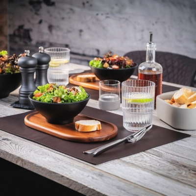 Tischset Kunstleder, braun, 45 x 32.5 cm _2