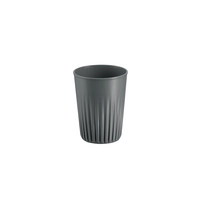 Mehrwegbecher, Togo, Ø 8.5 cm, H: 11 cm, 300 ml,  Polypropylen, anthrazit mit Stapelnocke