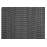 Set de table Velma, silicone, 45 x 33 cm, gris 