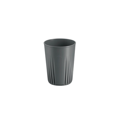 Mehrwegbecher, Togo, Ø 8.5 cm, H: 11 cm, 300 ml,  Polypropylen, anthrazit mit Stapelnocke_2