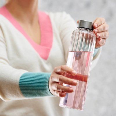 Trinkflasche Everline, Ø 6.5 cm, H: 23 cm,  0.5 Liter, Glas_3