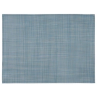 Tischset hellblau, PVC, Schmalband, 45 x 33 cm 