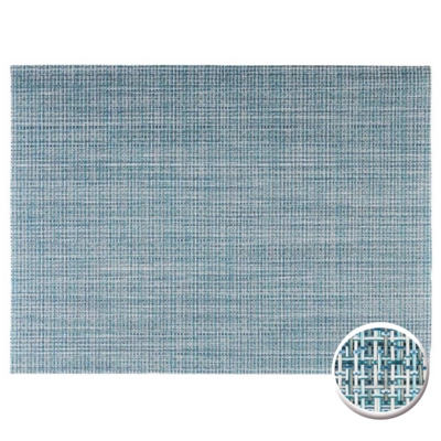 Tischset hellblau PVC, Feinband, 45 x 33 cm _1